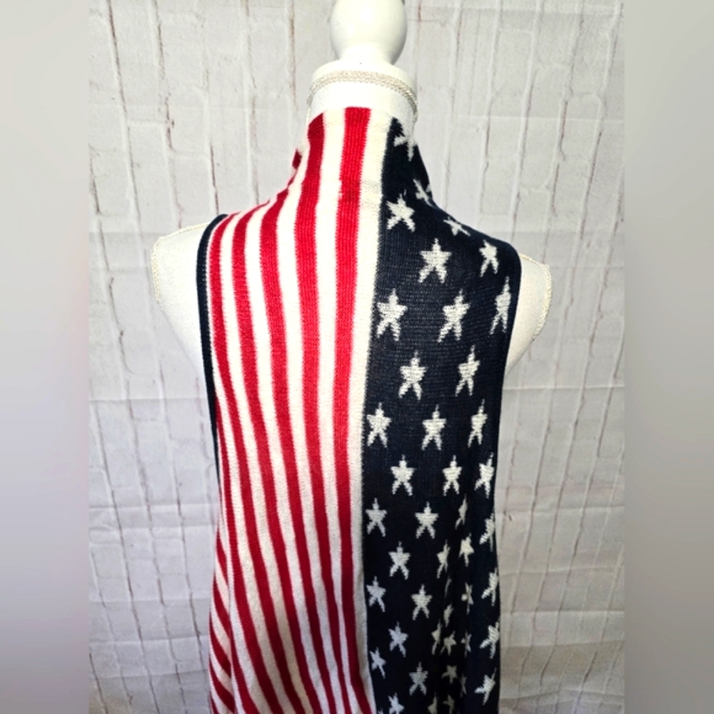 American Flag Knit Vest/Sweater - Picture 5 of 8